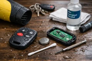 اگر ریموت ماشین خیس شد چه کنیم